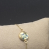 Armband mit Blüten 18k vergoldet/ Edelstahl/Sterling Silber 