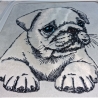 NEU Applikation Stickdatei Mops Welpe Daisy Hund 