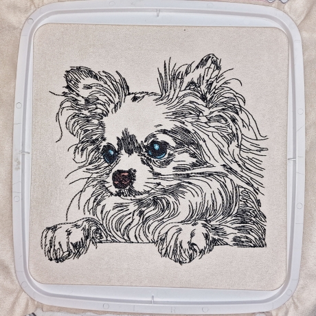 NEU Stickdatei Chihuahua Kim LIGHT Hund 