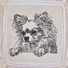 NEU Stickdatei Chihuahua Kim LIGHT Hund 