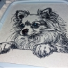 NEU Stickdatei Chihuahua Kim Hund realistisch