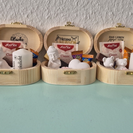Relax-Sets in einer Holzbox