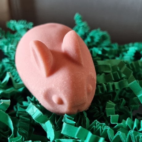 Mini-Häschen Himbeere Bio Duschseife vegan