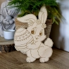 Osterdeko - Süßer Osterhase mit Osterei