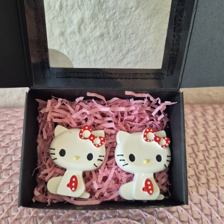 Kleine Geschenkboxen mit Hallo Katzi