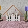 Handgemachtes Haus mit Garten