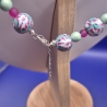 Polymerclayperlen mit Blümchen