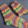 Socken  Gr. 36/37 handgestrickt bunt