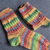 Socken  Gr. 36/37 handgestrickt bunt