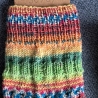 Socken  Gr. 36/37 handgestrickt bunt