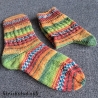 Socken  Gr. 36/37 handgestrickt bunt