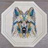 Weißer Schweizer Schäferhund - 12.76 x 15.68 cm