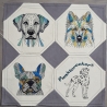 Weißer Schweizer Schäferhund - 12.76 x 15.68 cm