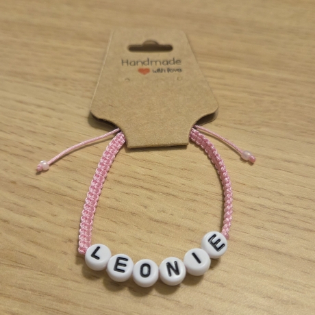 Namensarmband | Makramee Armband mit Namen | Freundschaftsarmband