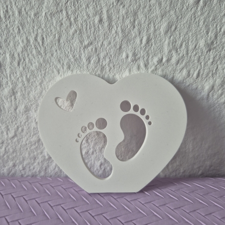 Herz mit Babyfüschen 