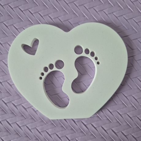 Herz mit Babyfüschen 