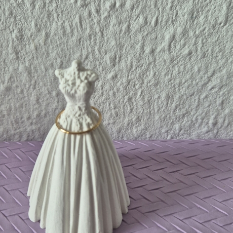 Hochzeitskleid Ringhalter