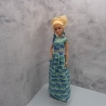 Buntes Puppenkleid und Zubehör für 1:6 Puppen (Barbie, Steffi)