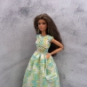 Kleid für Puppen (Barbie, Steffi), grün