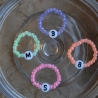 Elastischer Ring | Kinderring | Modeschmuck | Buchstabe oder Zahl