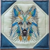 Weißer Schweizer Schäferhund - 12.76 x 15.68 cm