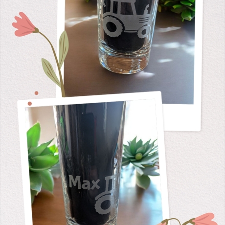 Longdrinkglas mit Gravur