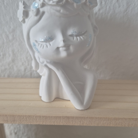 Vase Mädchen Kopf