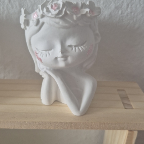 Vase Mädchen Kopf