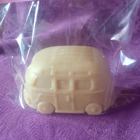 Vollmond  Himbeer VW Bus Bio Duschseife