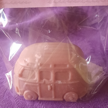 Vollmond  Himbeer VW Bus Bio Duschseife