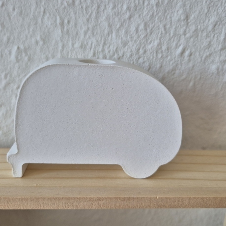 Camper mit Kerzenhalter