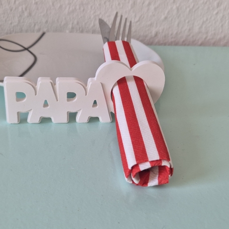 Mama/Papa Serviettenhalter/Gutscheinhalter
