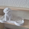 Untersetzer Knochenform
