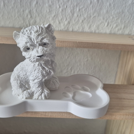 Untersetzer Knochenform