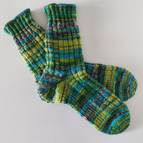 Wollsocken, Gr. 38/39 Stricksocken Socken Damen Herren Strümpfe 