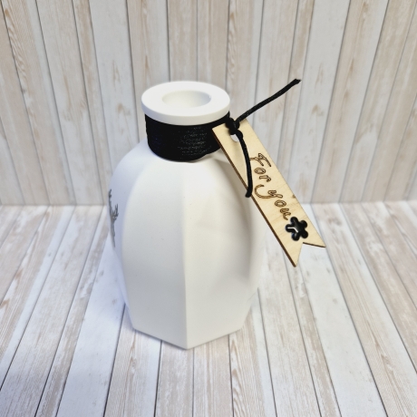 Vase aus Gießpulver Gießkeramik Geschenkidee Geburtstag Deko