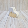 Fotohalter Herz aus Gießpulver Gießkeramik Geschenkidee Deko