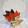 Pilz aus Gießpulver Gießkeramik Geschenkidee Herbstdeko