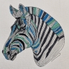 Zebra - 13.66 x 13.84 cm