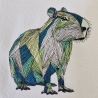 Capybara - 17.41 x 18.20 cm
