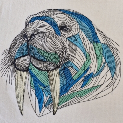 Walross - 17.47 x 15.62 cm