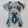Schnauzer - 15.30 x 17.91 cm