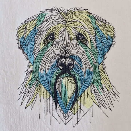Briard 02 - 13.77 x 16.06 cm