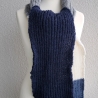 Schal - handgestrickt - leicht und wärmend-unregelmäßige Streifen
