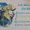 Ich bin eine Zicke - 25.76 x 13.66 cm