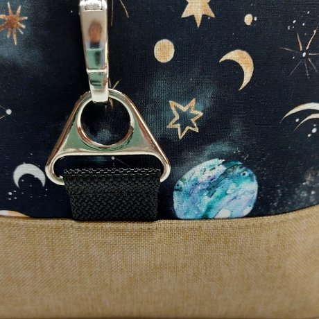 Kindergartenrucksack, Rucksack für Kinder - Muster Space