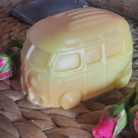VW Bus Frühlings Orangenschnitte Duschseife  vegan