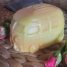 VW Bus Frühlings Orangenschnitte Duschseife  vegan