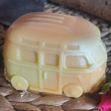 VW Bus Frühlings Orangenschnitte Duschseife  vegan