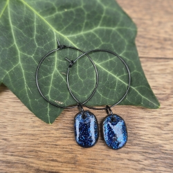 Ohrhänger Creolen Keramik